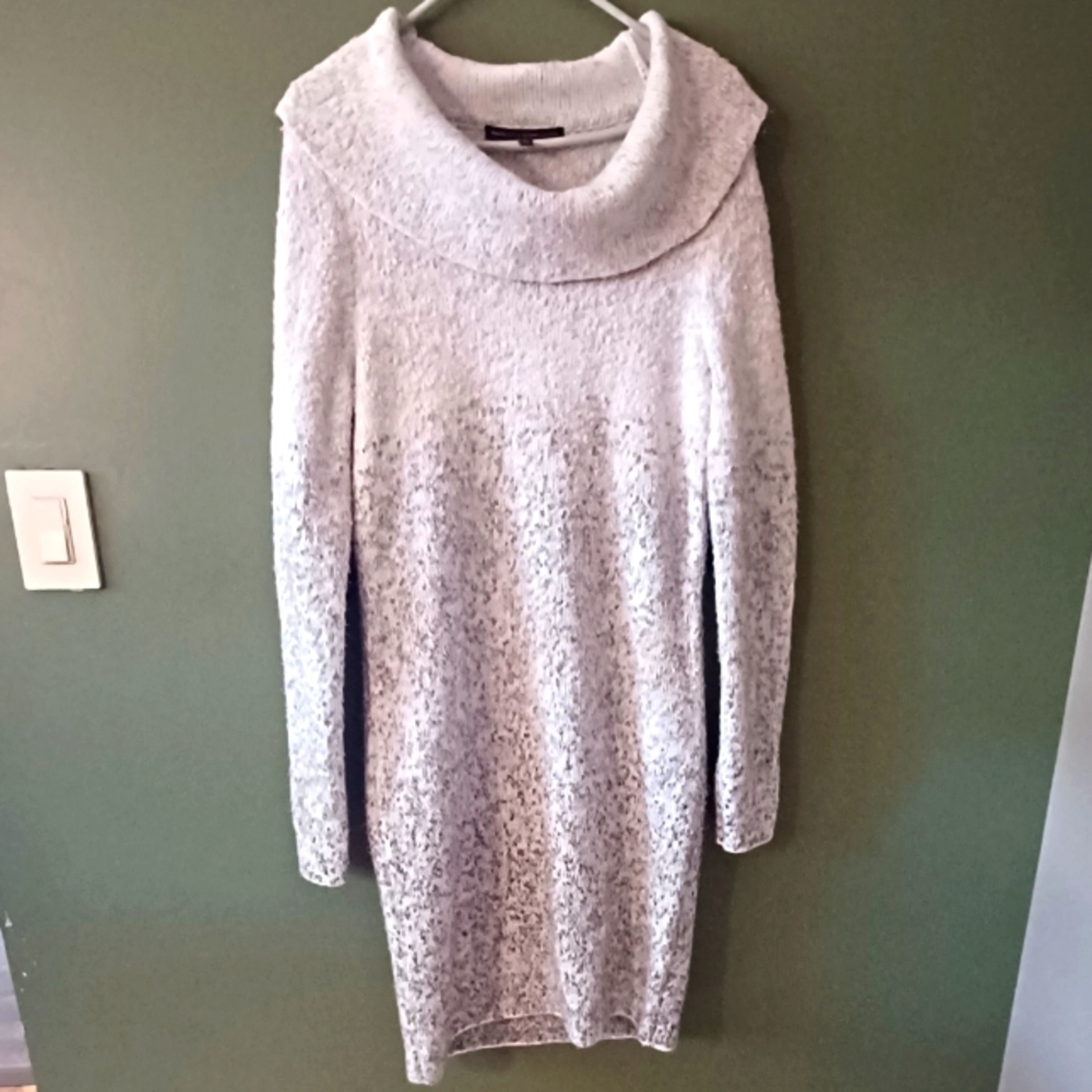 White House Black Market sweater dress, size L.